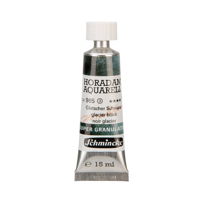 Schmincke Horadam farba akwarelowa w tubce 15 ml - Onetz – 965 Czerń lodowcowa