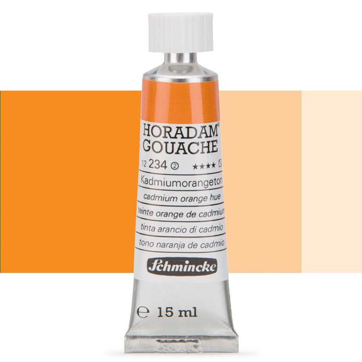Schmincke Horadam Gouache 15ml – 234 Cadmium pomarańczowa hue