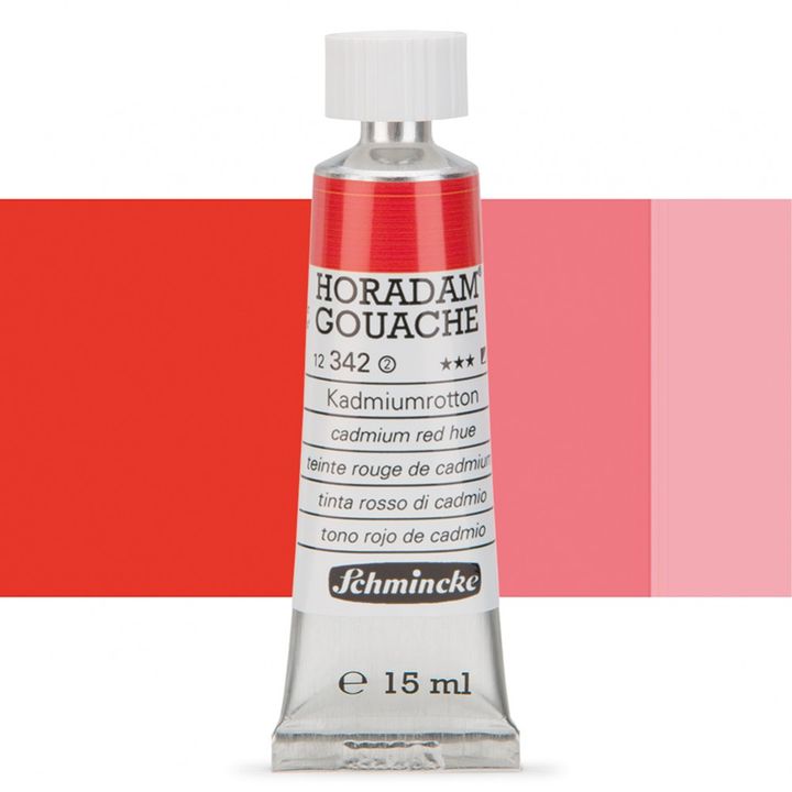 Schmincke Horadam Gouache 15ml – 342 Cadmium czerwona hue