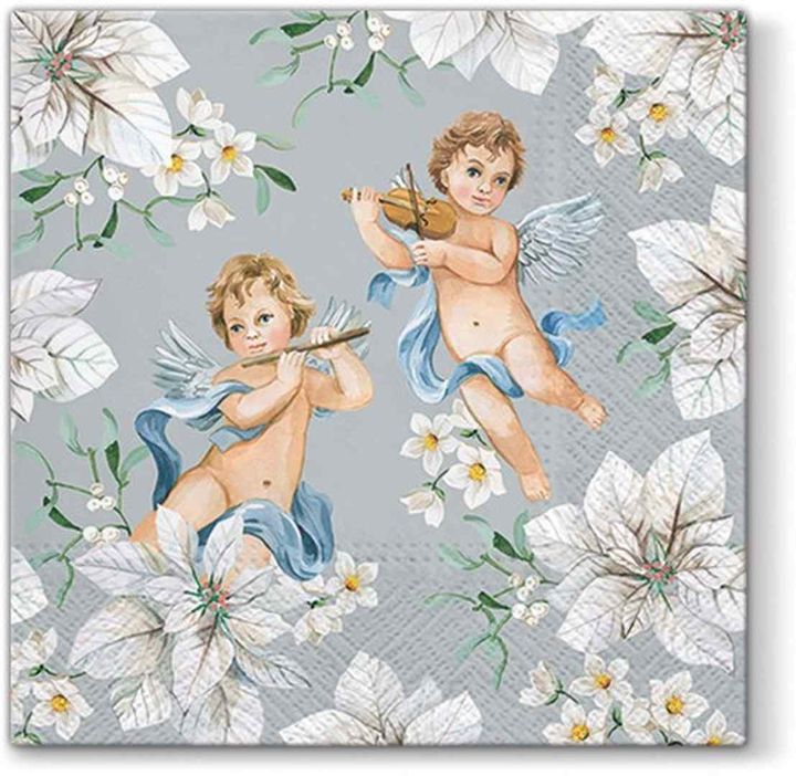 Serwetki do Decoupage Angels in Flowers - 1 szt | Artmie