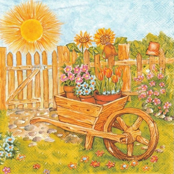 Serwetki do Decoupage - Blooming Garden / 1szt | Artmie