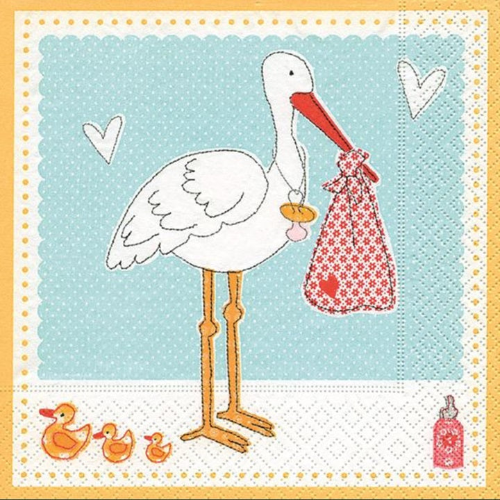 Serwetki do Decoupage Stork - 1 szt | Artmie