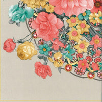 Serwetki do Decoupage Bunch of Flowers Warm Grey  / 1 szt | Artmie