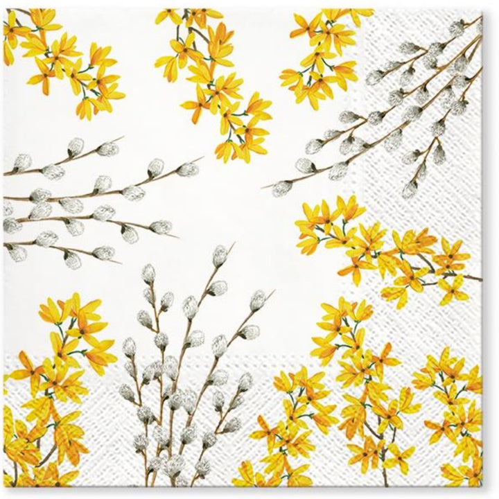 Serwetki do Decoupage Catkins and Forsythia  / 1 szt | Artmie