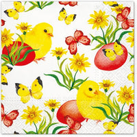 Serwetki do Decoupage Chicks and Butterflies / 1 szt | Artmie