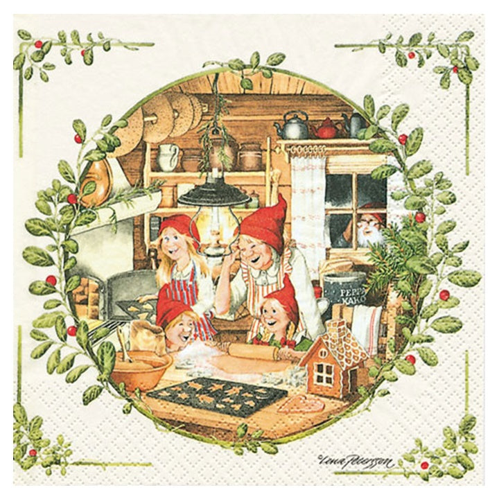 Serwetki do Decoupage - Christmas Bakery  / 1 szt | Artmie