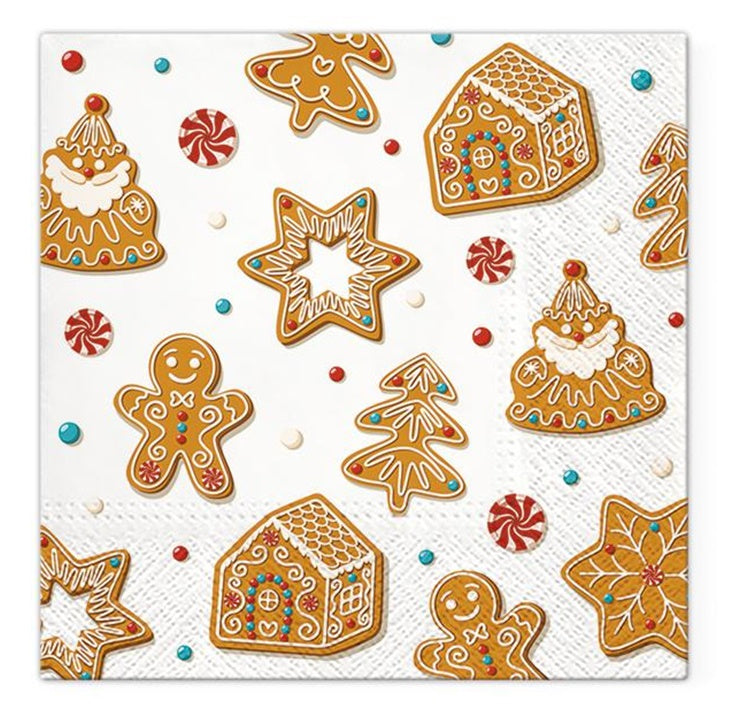 Serwetki do Decoupage Christmas Gingerbreads  / 1 szt | Artmie