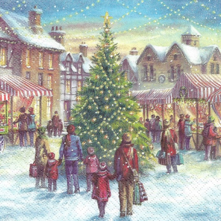Serwetki do Decoupage - Christmas Market / 1 szt | Artmie