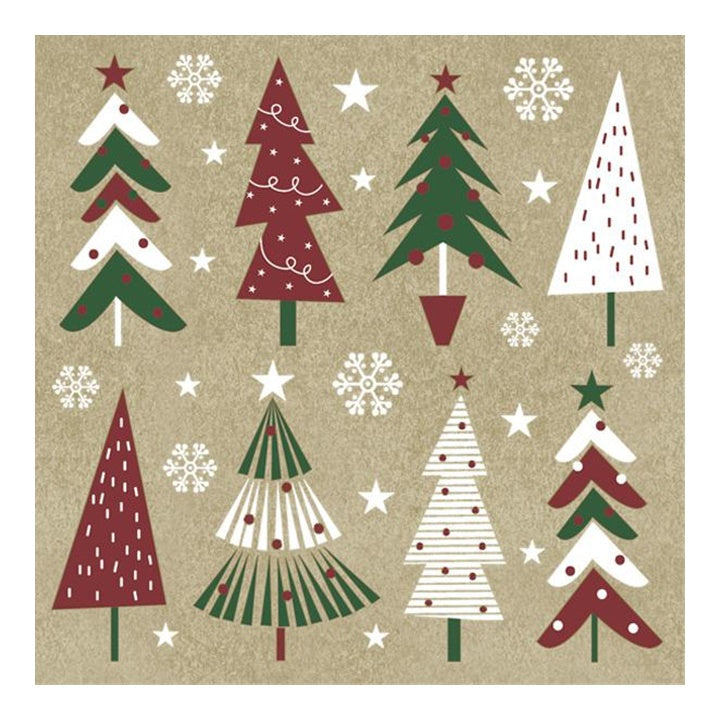 Serwetki do Decoupage Christmas Trees  / 1 szt | Artmie