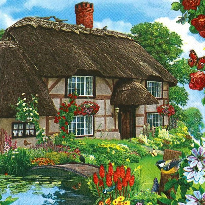 Serwetki do Decoupage - Countryfield Cottage / 1 szt | Artmie