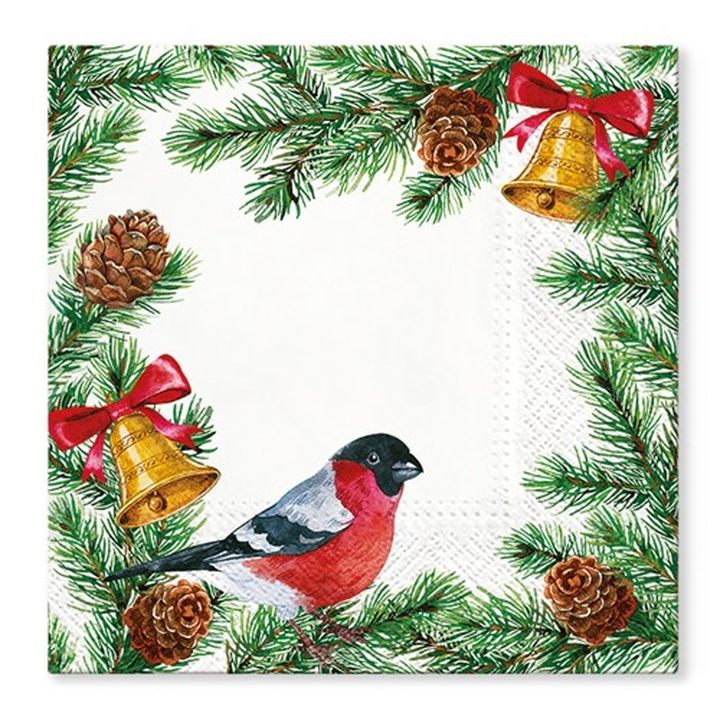 Serwetki do Decoupage -  Frame with Bells - 1 szt | Artmie