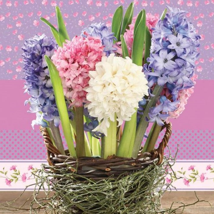 Serwetki do Decoupage - Hyacinths / 1 szt | Artmie