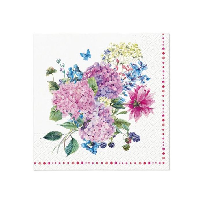 Serwetki do decoupage - Hydrangea Bouquet  - 1szt. | Artmie