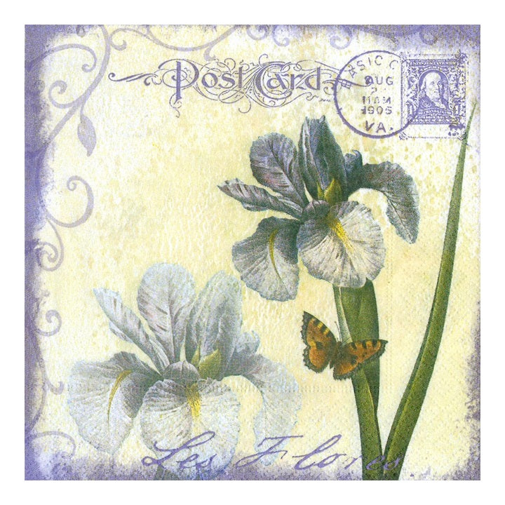 Serwetki do Decoupage - Irysy / 1szt | Artmie