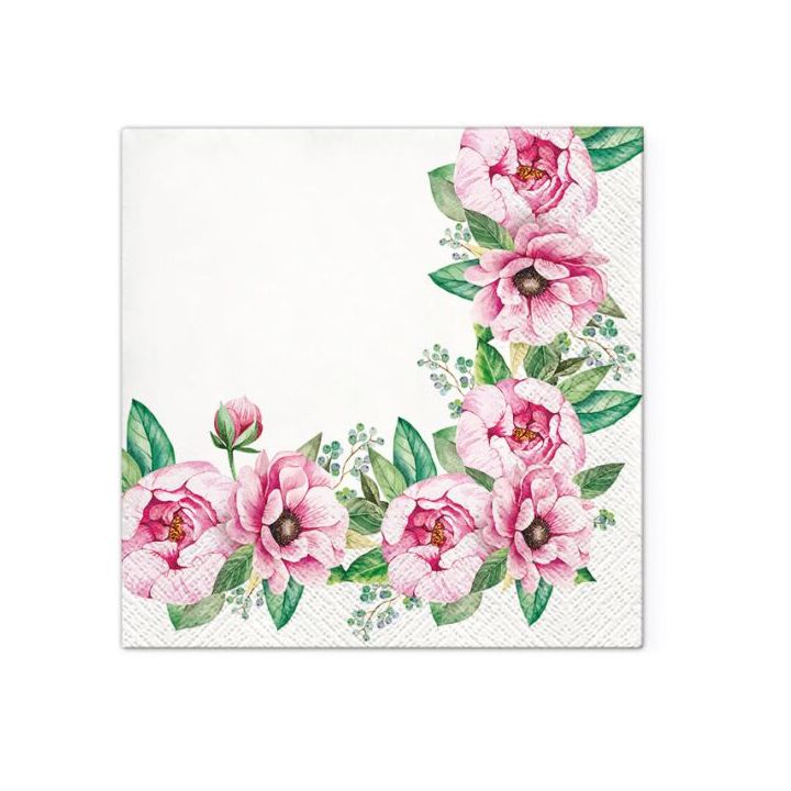 Serwetki do decoupage - Floral Border  - 1szt. | Artmie