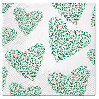 Serwetki do Decoupage Floral Hearts  / 1 szt | Artmie