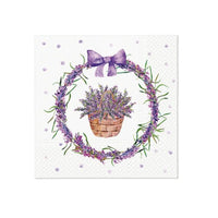 Serwetki do decoupage - Lavender Basket  - 1szt. | Artmie
