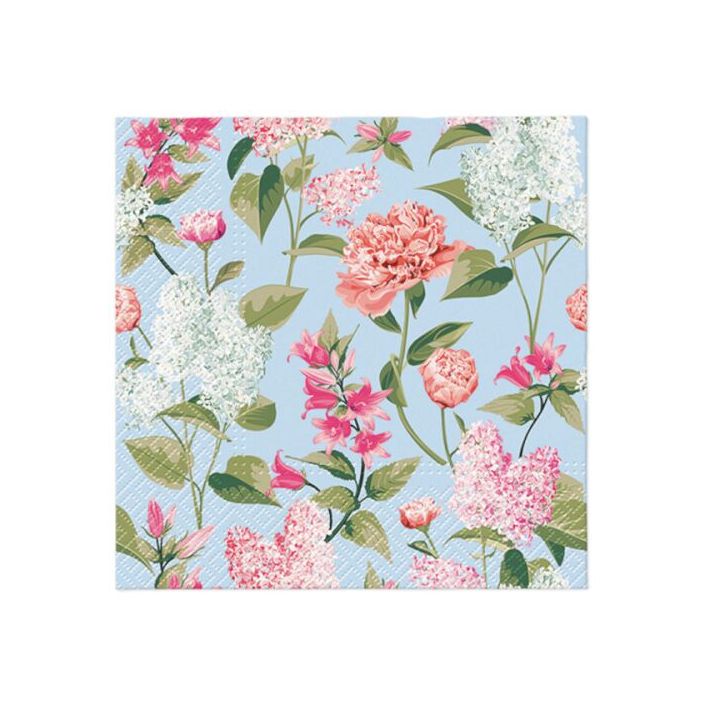 Serwetki do decoupage - Lilac with peonies  - 1szt. | Artmie