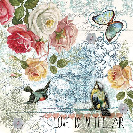 Serwetki do Decoupage - Love is in the air - 1 szt | Artmie