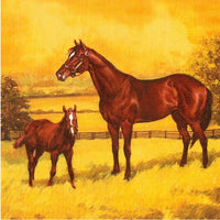 Serwetki do Decoupage - Mare with a Colt Painting / 1 szt | Artmie