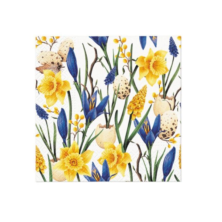 Serwetki do decoupage - Muscari with Daffodils  - 1szt. | Artmie