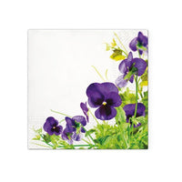 Serwetki do decoupage - Pansies Frame  - 1szt. | Artmie