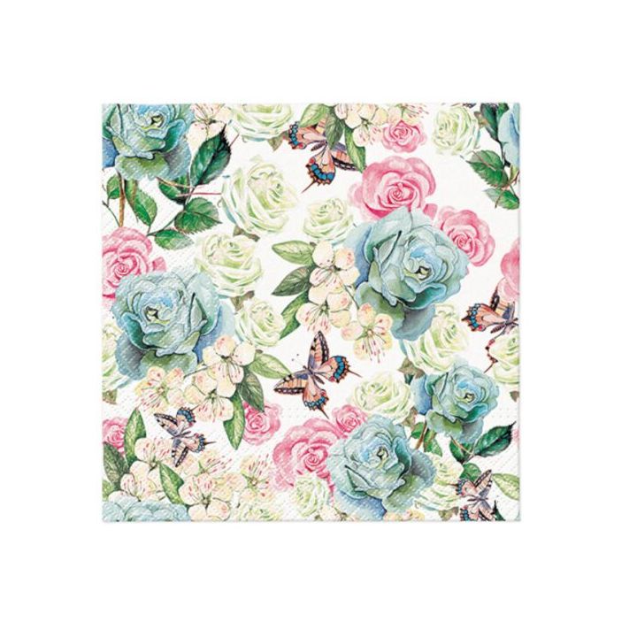 Serwetki do decoupage - Powder Garden  - 1szt. | Artmie