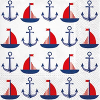 Serwetki do Decoupage - Ships & Anchors / 1 szt | Artmie