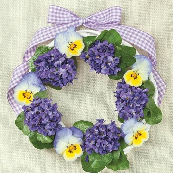 Serwetki do Decoupage - Violets Wreath / 1 szt | Artmie