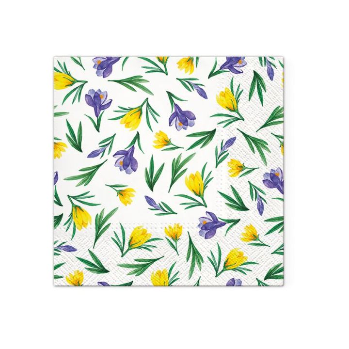 Serwetki do decoupage - Spring Crocuses  - 1szt. | Artmie