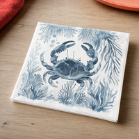 Serwetki do decoupage z motywem zwierząt morskich – krab