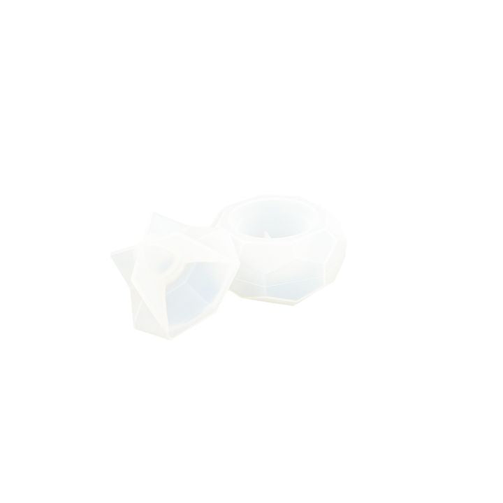 Silikonowa forma odlewnicza 9,1x4,5x4 cm - fasetowane pudełko na biżuterię | Artmie