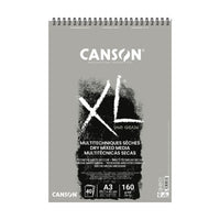 Skicovací blok CANSON XL Touch szary 160 g/m² A4 – A3 - 40 arkuszy
