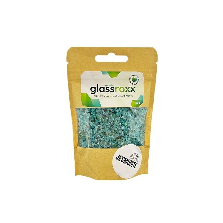 Granulat szklany Glassroxx Jesmonite 150 g – Turkusowa niebieska