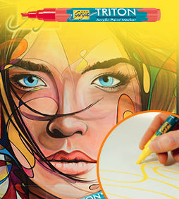 SOLO GOYA TRITON Akrylová fixka 1 - 4 mm | rôzne farby — obrázok 31