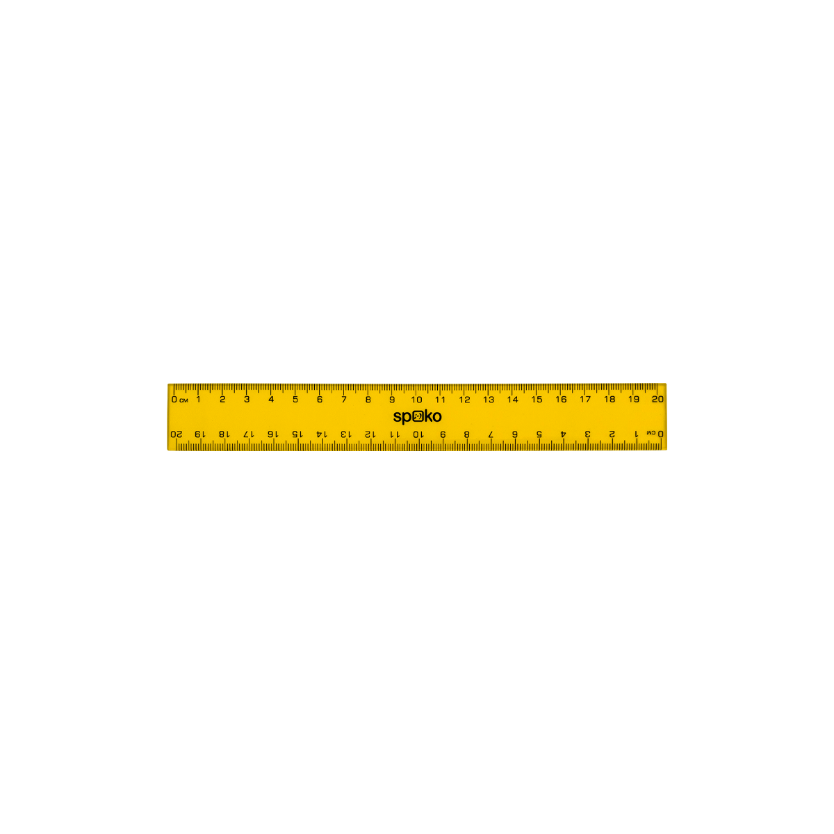 Linijka Spoko, 20 cm, mix kolorów