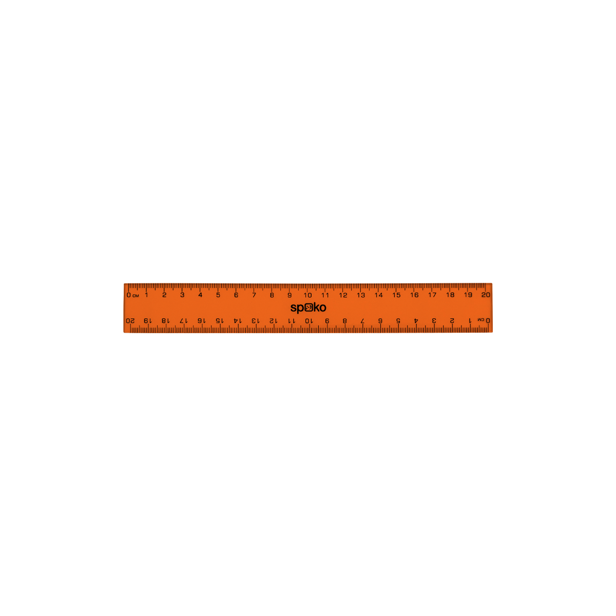 Linijka Spoko, 20 cm, mix kolorów