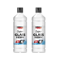 Syntetyczna żywica dwuskładnikowa Super Glass Pentart 1:1 -  250 ml | Artmie