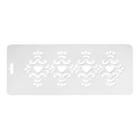 Szablon plastikowy - Ornamenty  / 10 x 25cm | Artmie