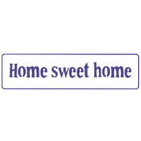 Szablon plastikowy PENTART - Home sweet home / 19,7cm x 5cm | Artmie