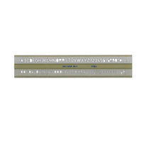 Szablon szkolny KOH-I-NOOR | Litery, 7 mm | Artmie