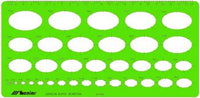Szablon Techniczny - Elipsy / 1szt | Artmie