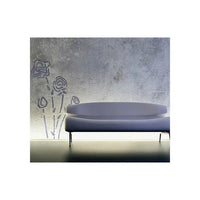 Szablon XXL Róże 7-częściowy 135x150 cm | Artmie