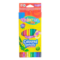 Sześciokątne ołówki Colorino z gumką | Artmie