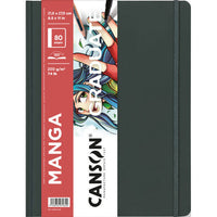 Szkicownik Canson Graduate Art Book Manga 200 g/m², 80 arkuszy, 21,6 x 27,9 cm, twarda oprawa