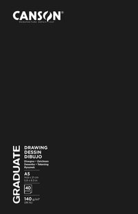 Szkicownik Canson Graduate Art Book Sketch & Draw 140 g/m², 40 arkuszy, A5, twarda oprawa
