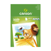 Szkicownik CANSON Kids 90 g/m² – 30 arkuszy, formaty A5 – A4