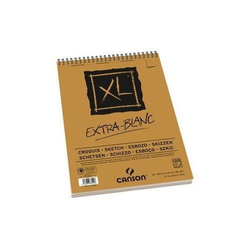 Szkicownik CANSON XL Extra Blanc 90 g/m² A5 - 60 arkuszy, na spirali