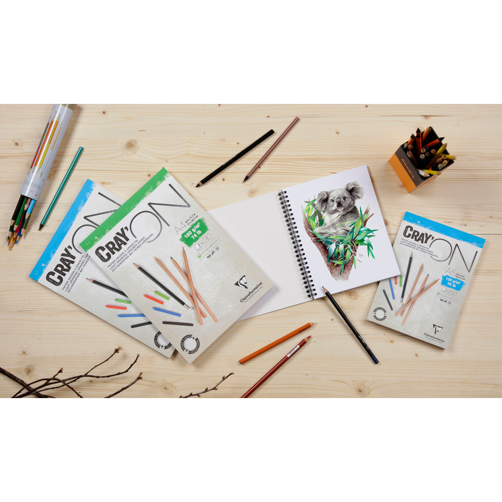 Szkicownik Clairefontaine Cray'On blok do rysowania