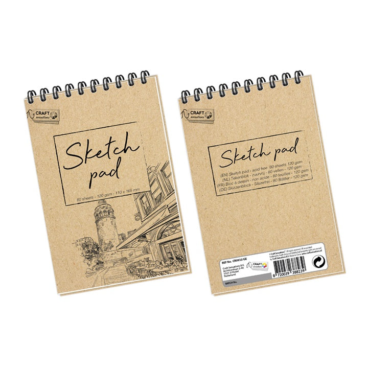 Szkicownik Craft 11x16,5cm 80stron | Artmie